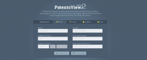 PatentsView Homepage